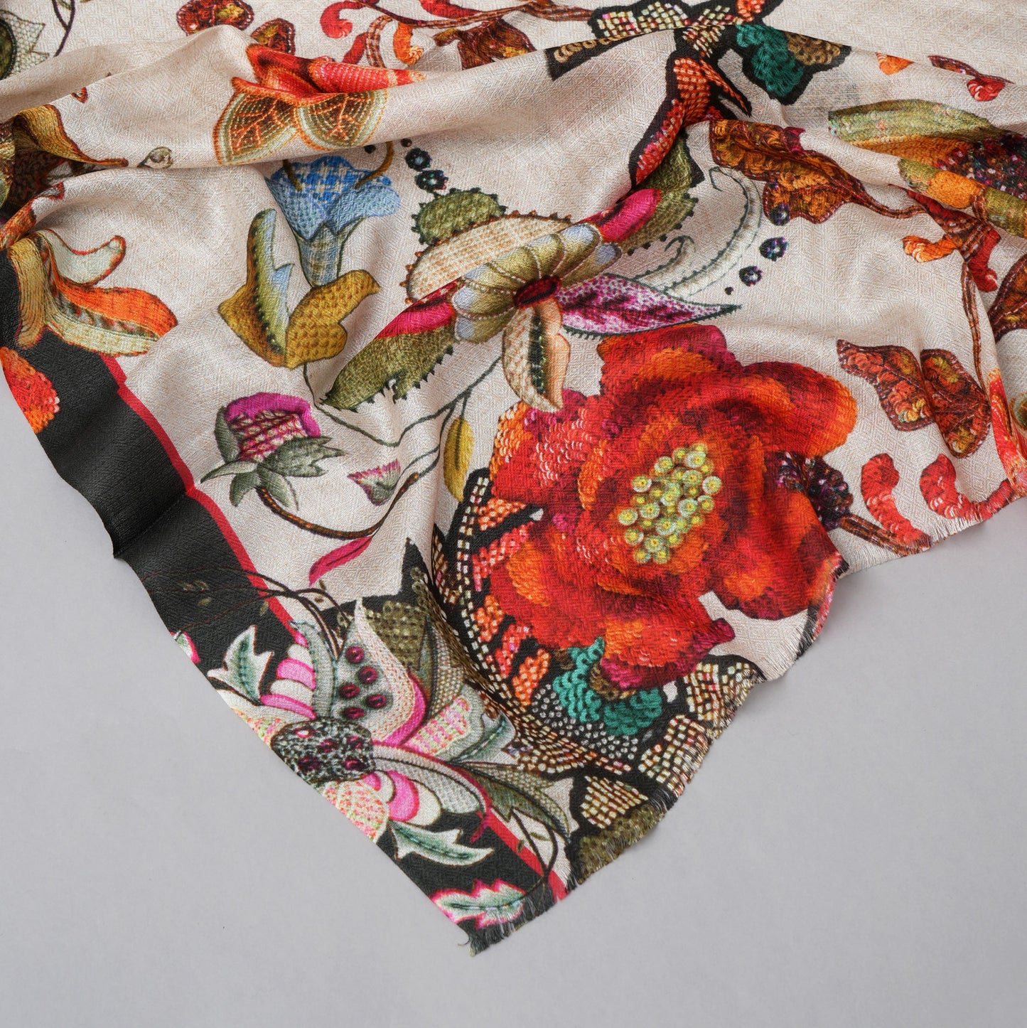 The Aviary Bloom- Bamboo Modal Stole