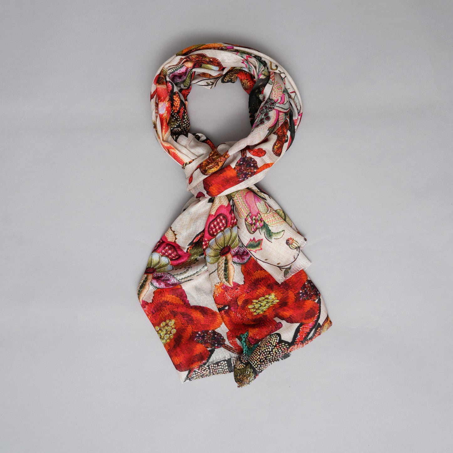 The Aviary Bloom- Bamboo Modal Stole