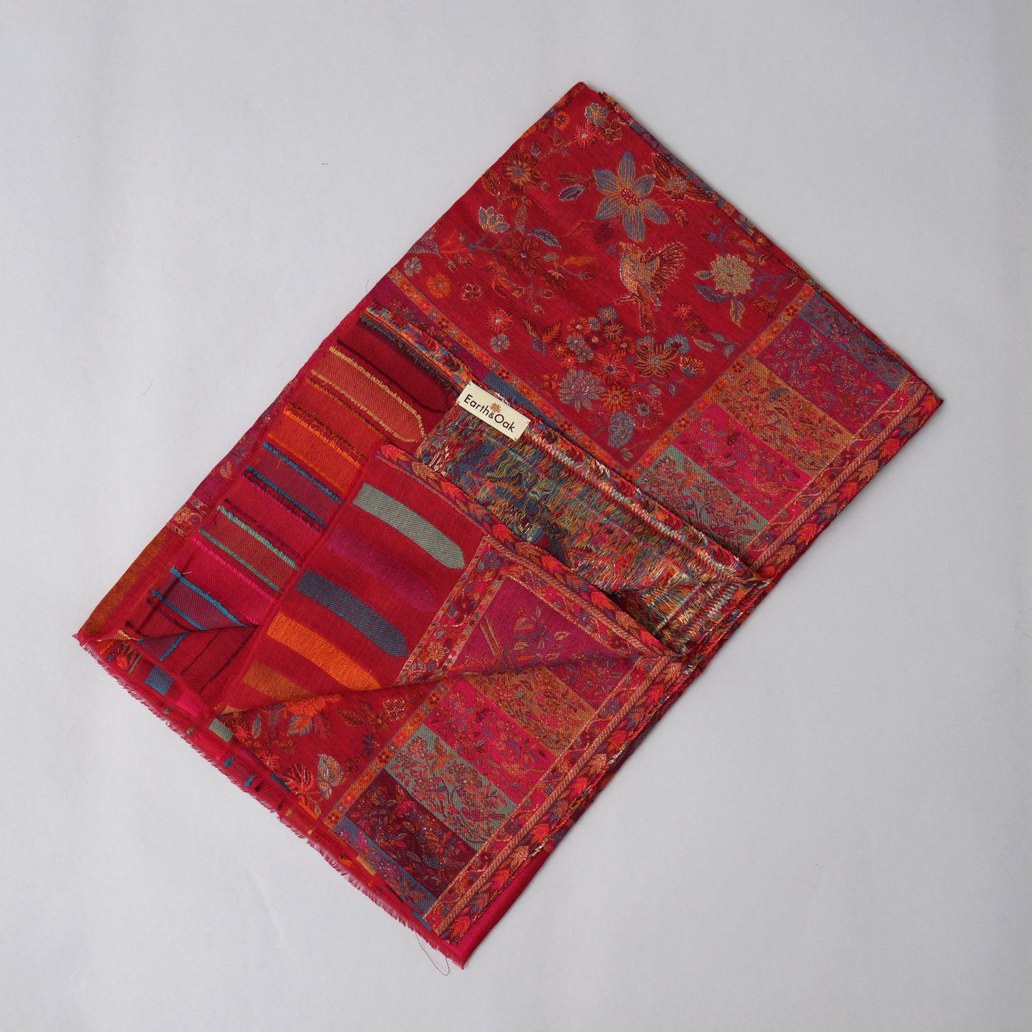 Masakali Red Wool Shawl