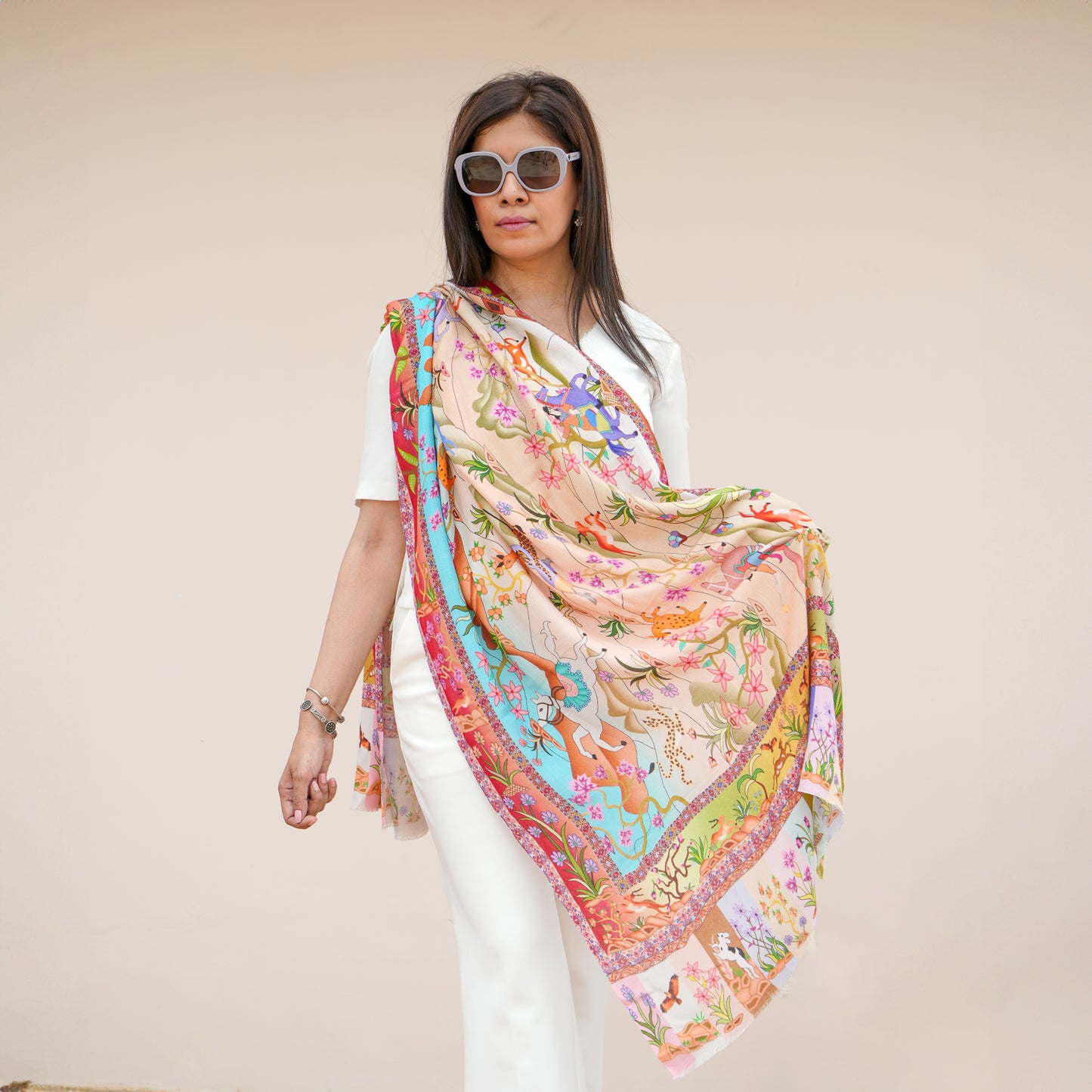 Ancient Echoes-Bamboo Modal Stole