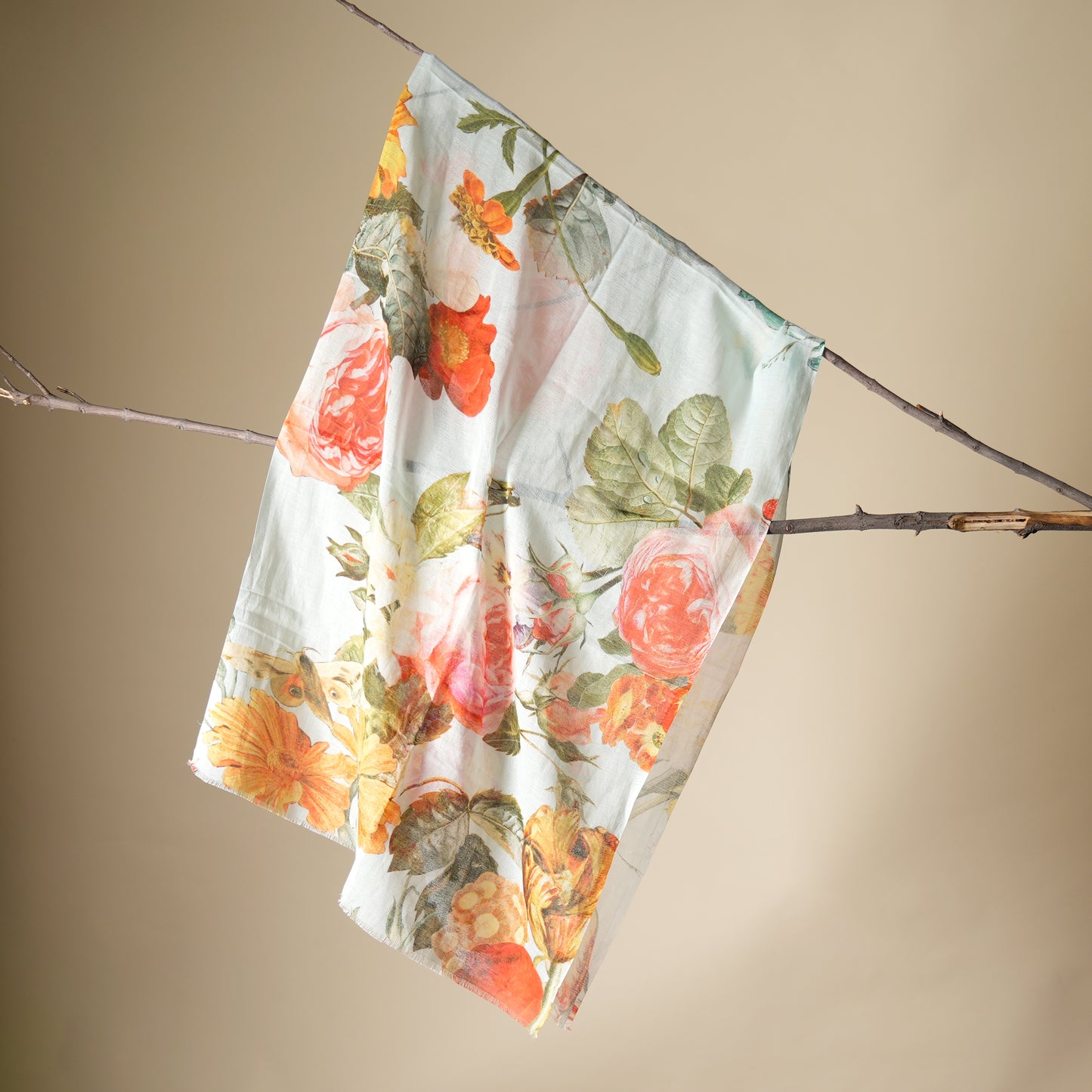 cotton linen stoles by earthandoak