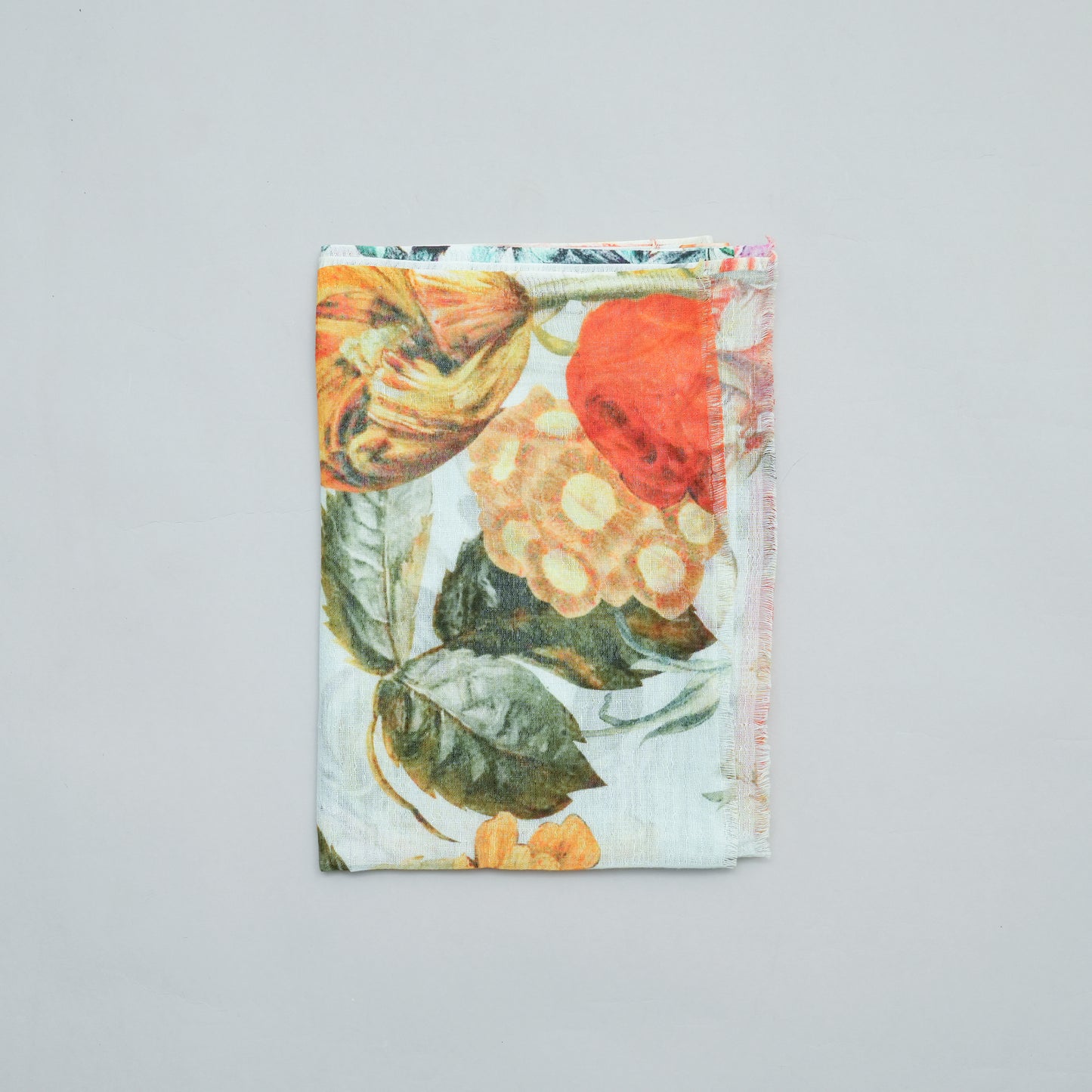 Botanical Romance- Cotton Linen Stole