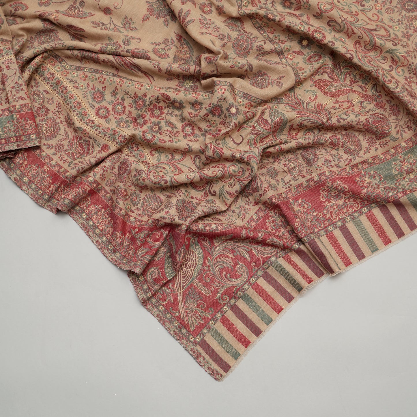 Masakali Beige Wool Shawl