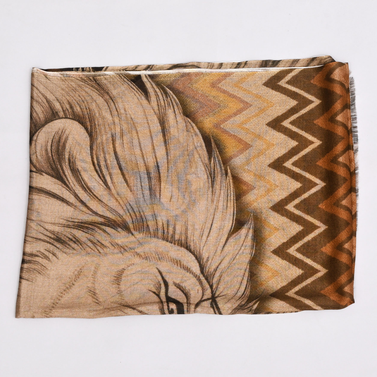 The Majestic Lion Bamboo Modal Stole