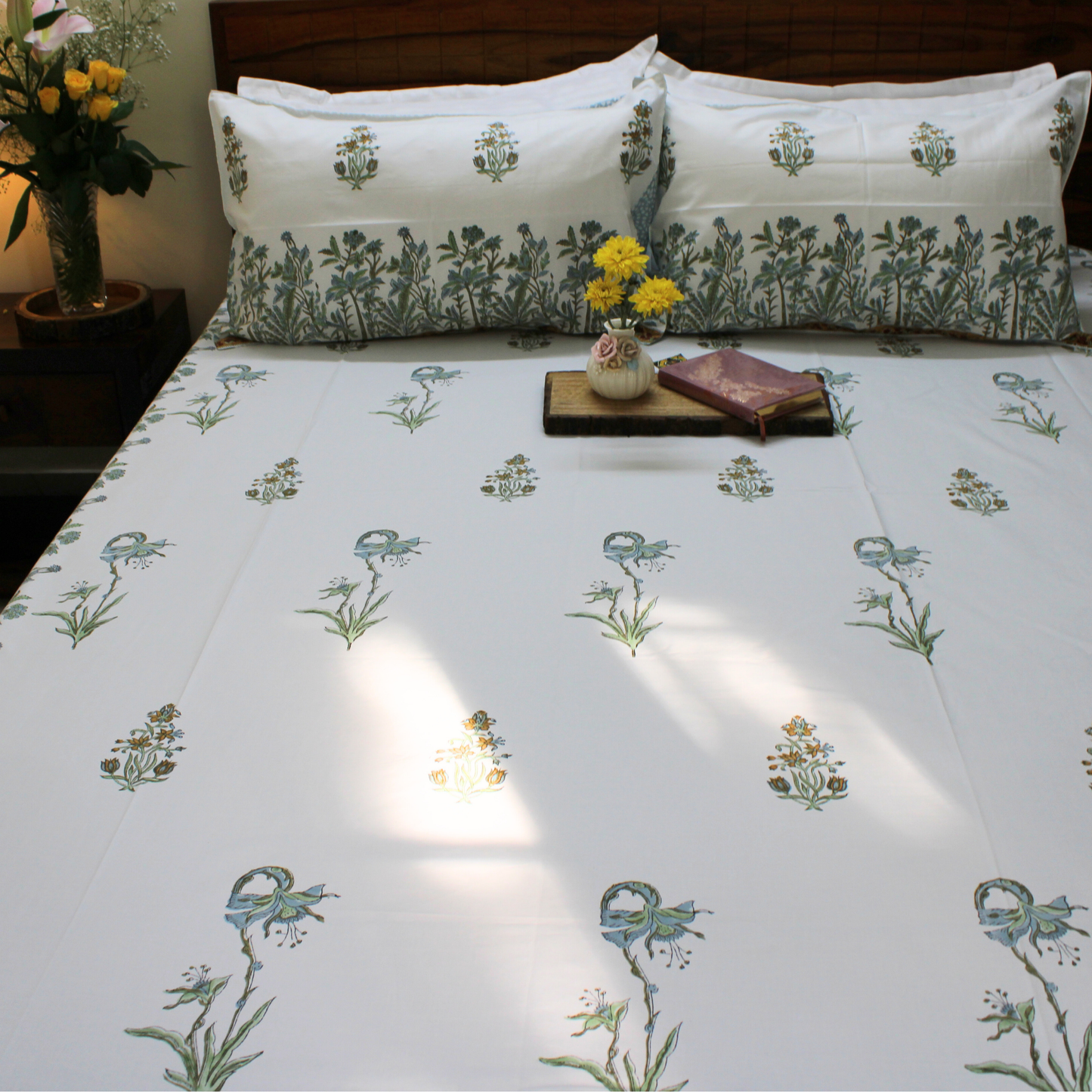 Anandbagh Handblock Bedsheet