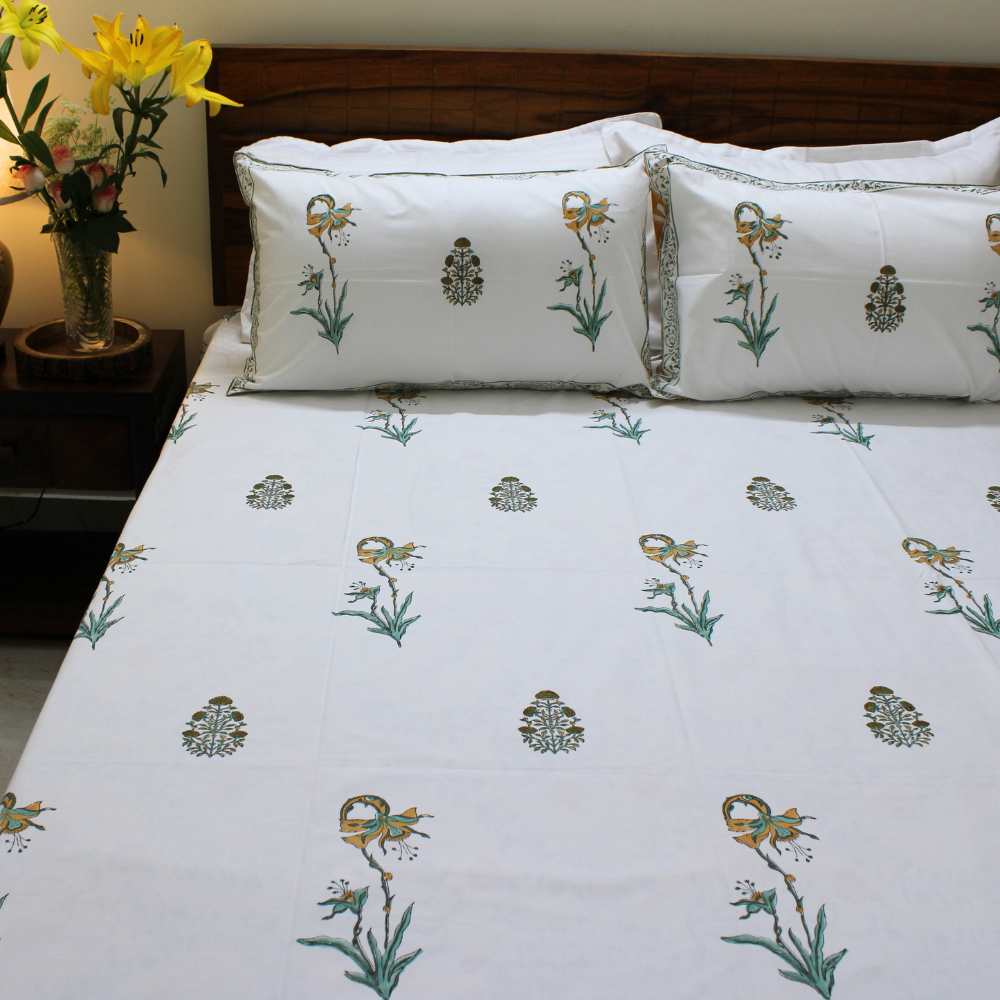 Anandbagh Handblock Bedsheet