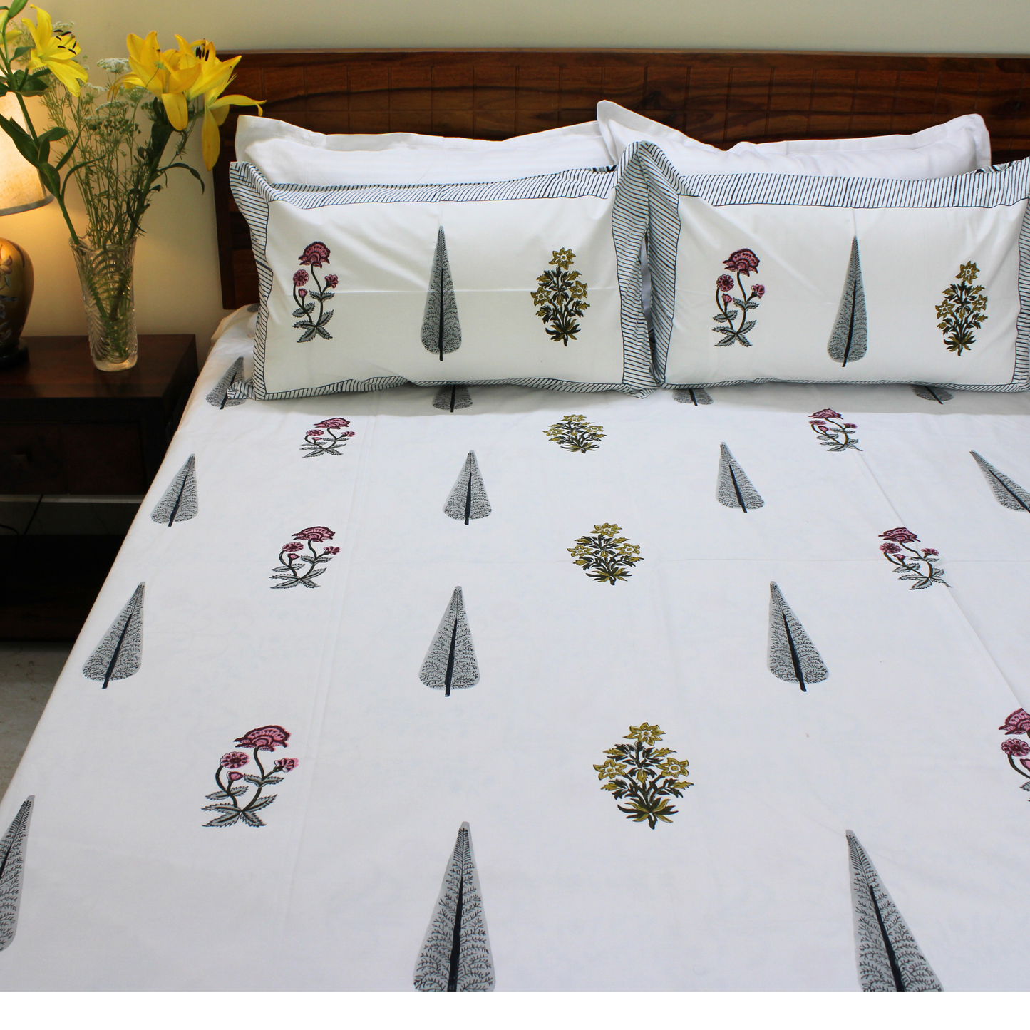 Anandbagh Handblock Bedsheet