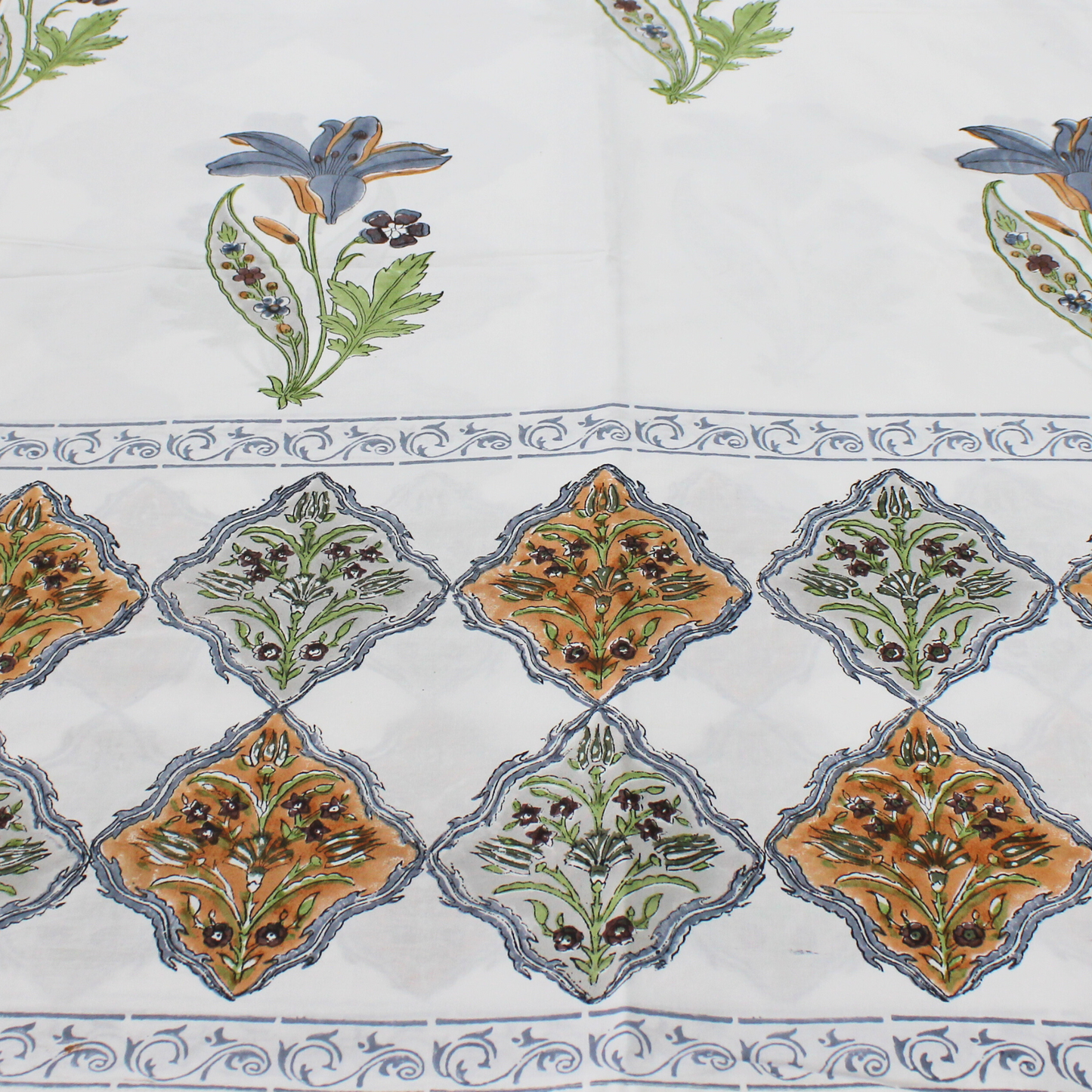 Anandbagh Handblock Bedsheet