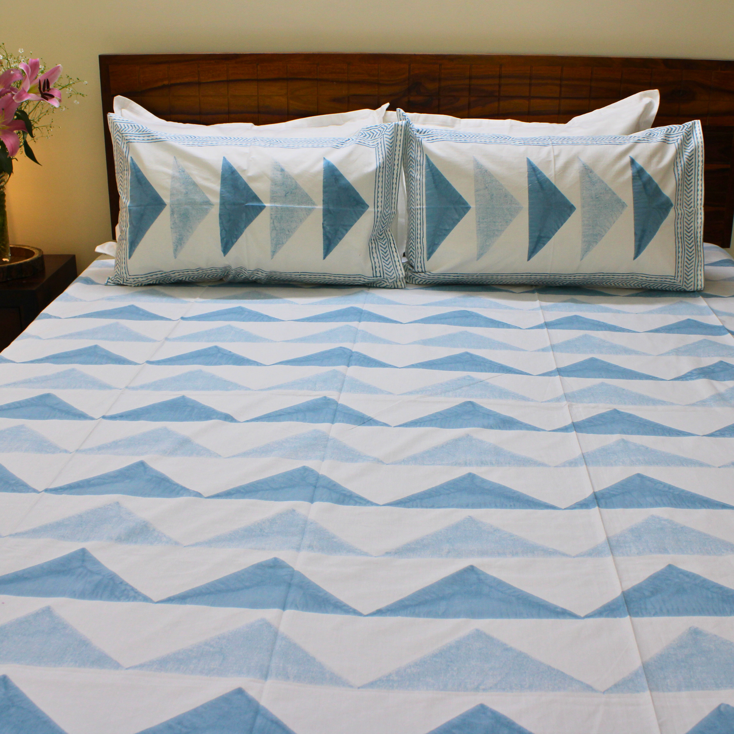 Ethnic Soul Handblock Bedsheet