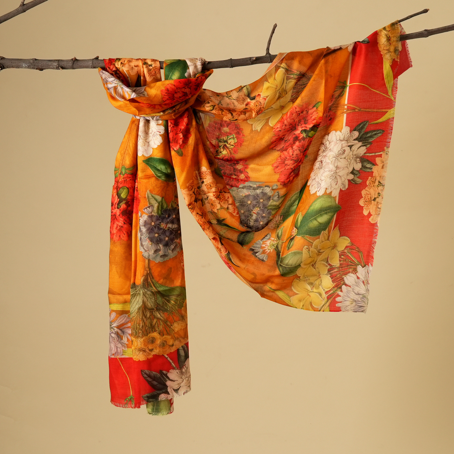 Botanic Reverie-Bamboo Modal Stole