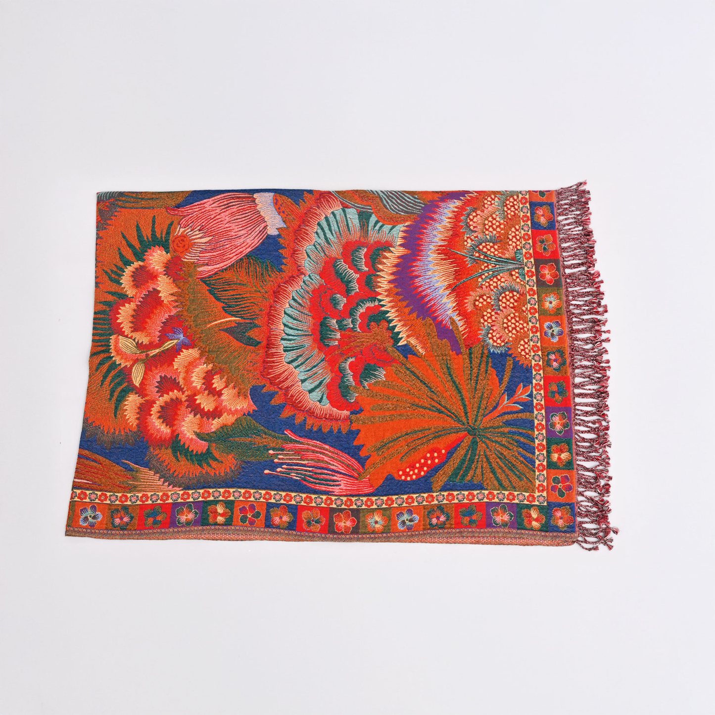 Canvas Of Fire Throw