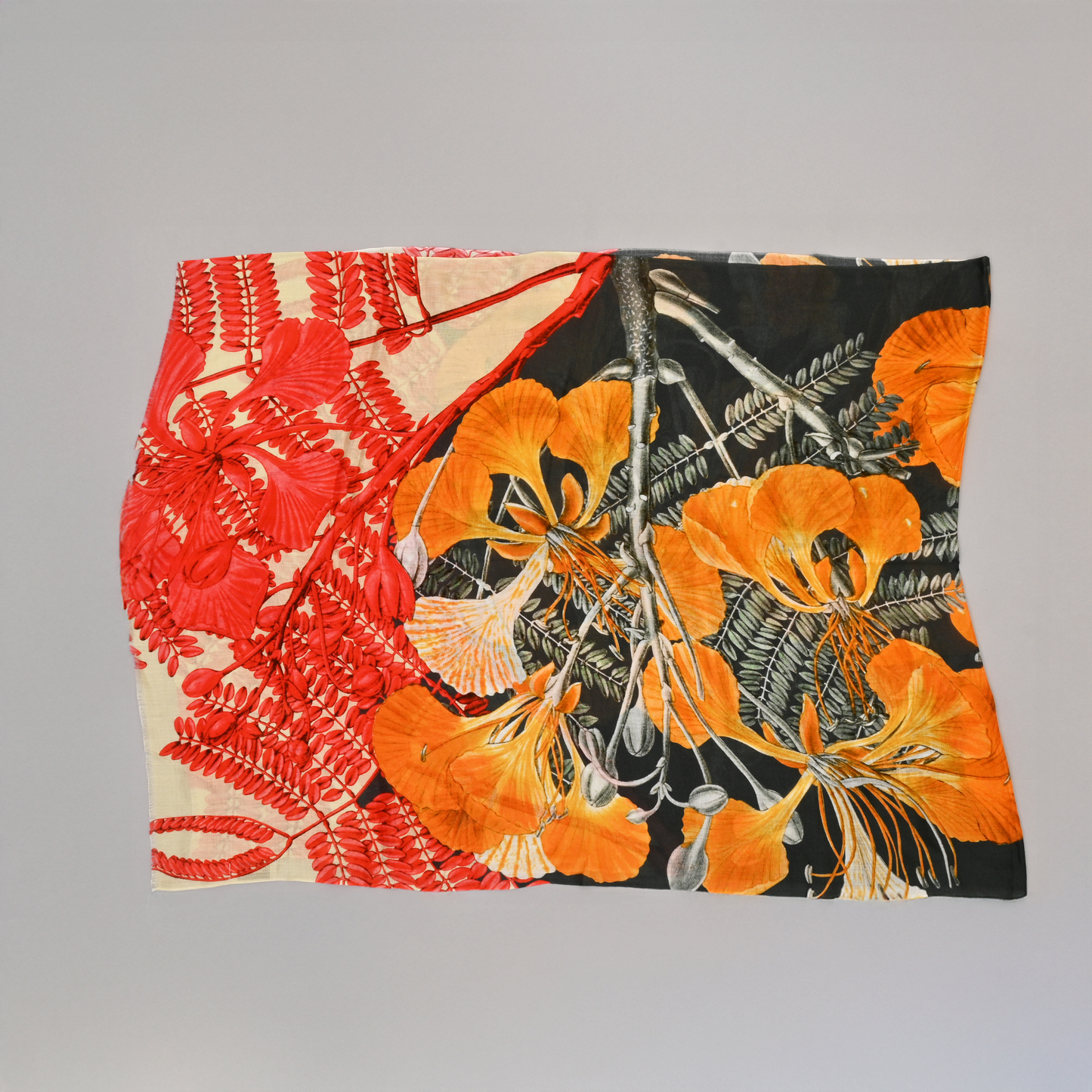 Flame & Shadow-Bamboo Modal Stole