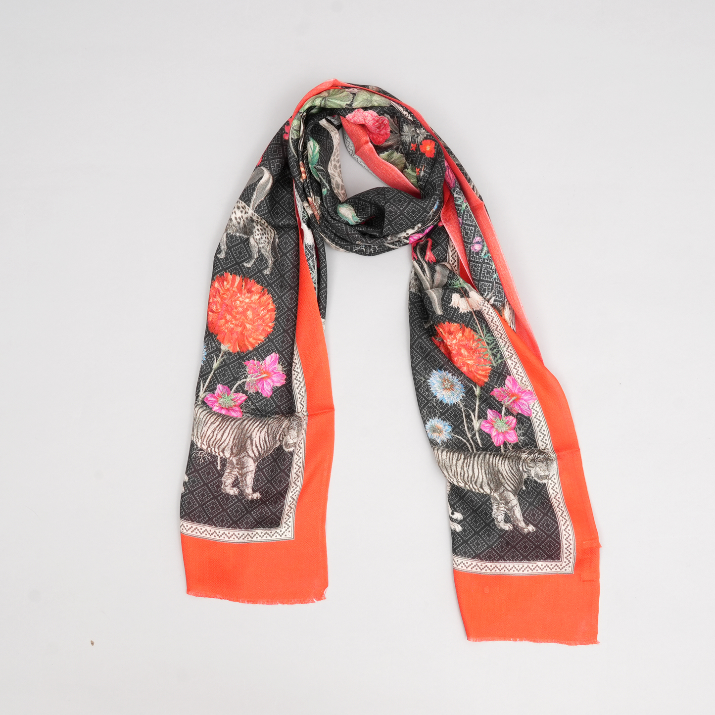 Exotic Escape Black - Bamboo Modal Stole
