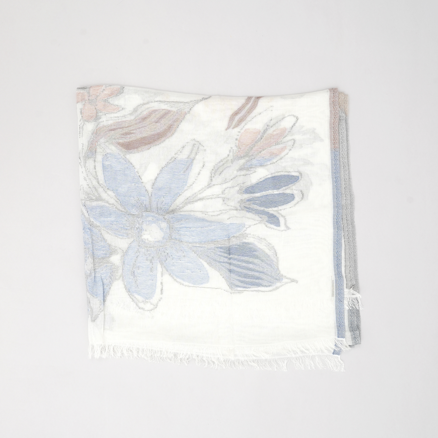 Whispering Petals- Cotton Stole