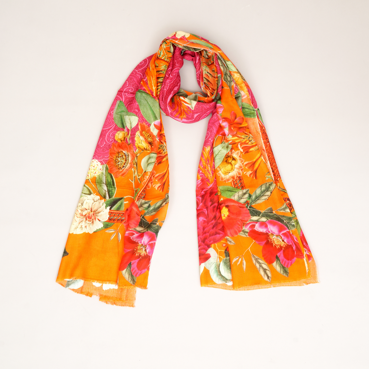 Vivid Oasis-Bamboo Modal Stole
