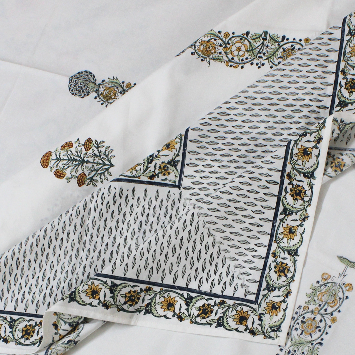 Anandbagh Handblock Bedsheet