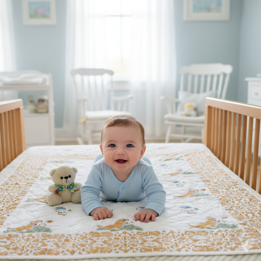 Anand Bagh- Baby Cotton Quilt