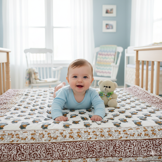 Anand Bagh- Baby Cotton Quilt