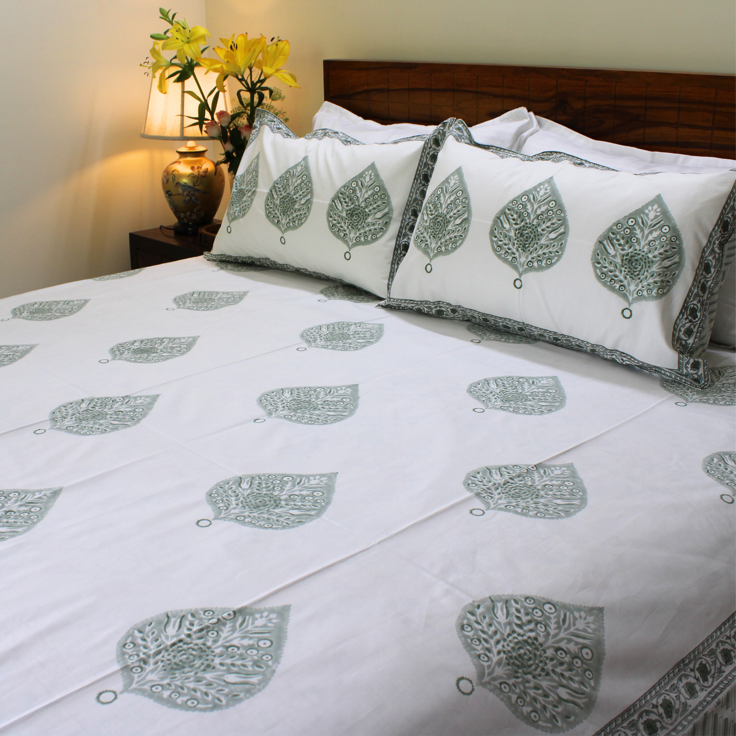 Anandbagh Handblock Bedsheet