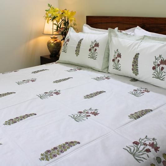 Anandbagh Handblock Bedsheet