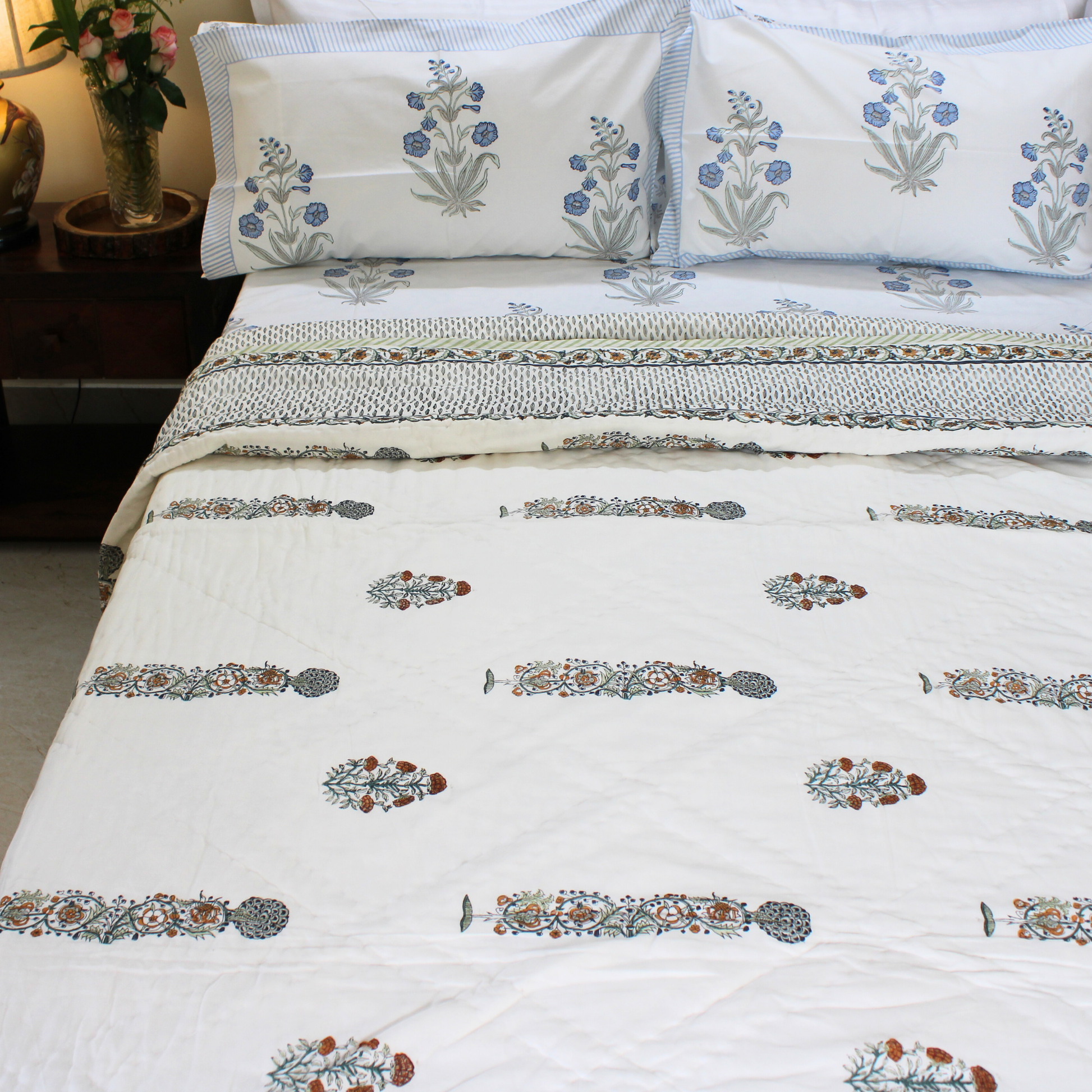 cotton quilt by earthandoak