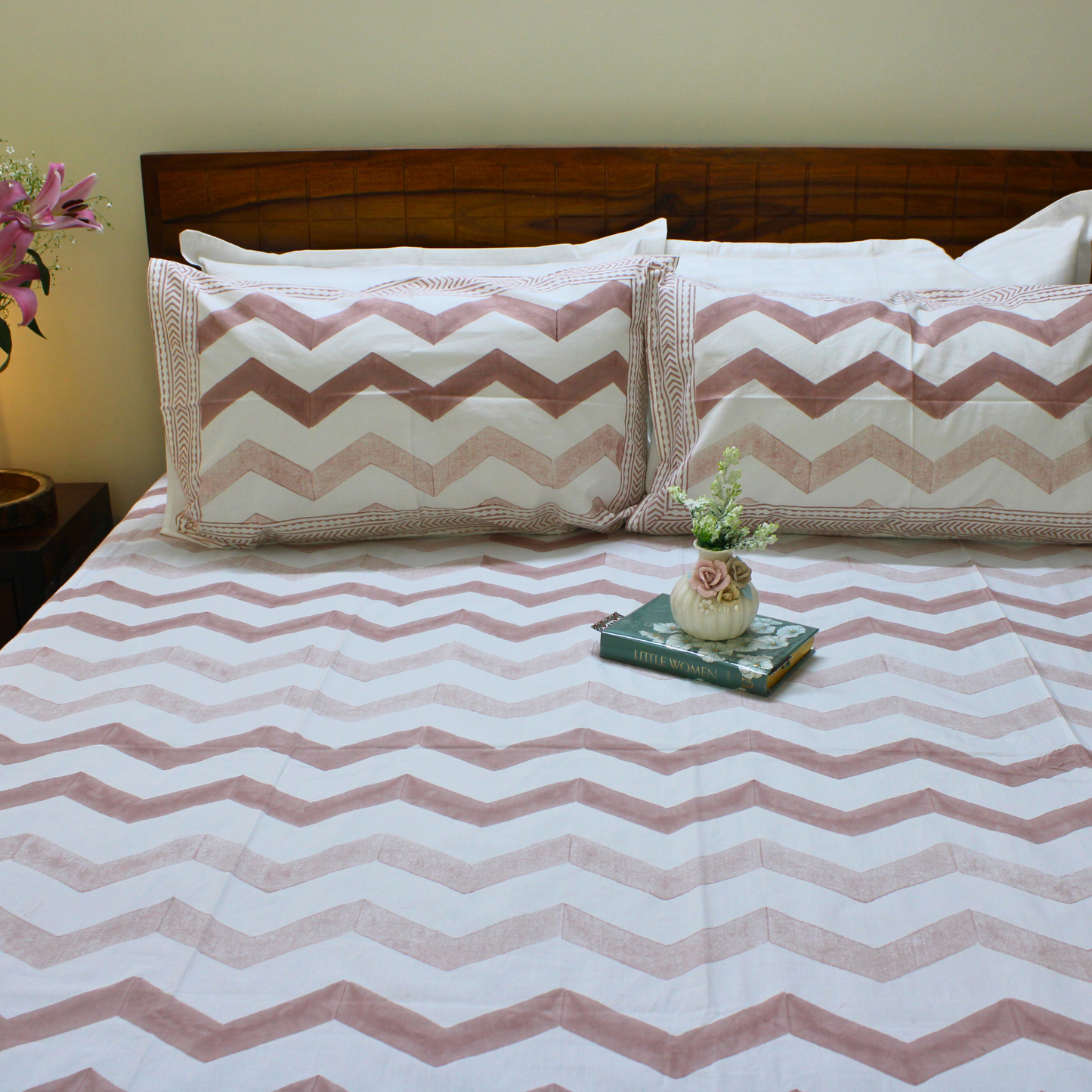 Ethnic Soul Handblock Bedsheet