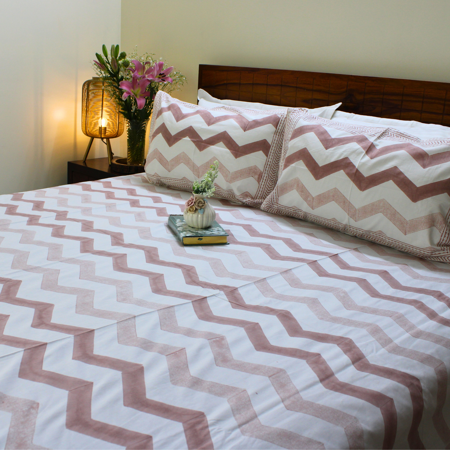 Ethnic Soul Handblock Bedsheet