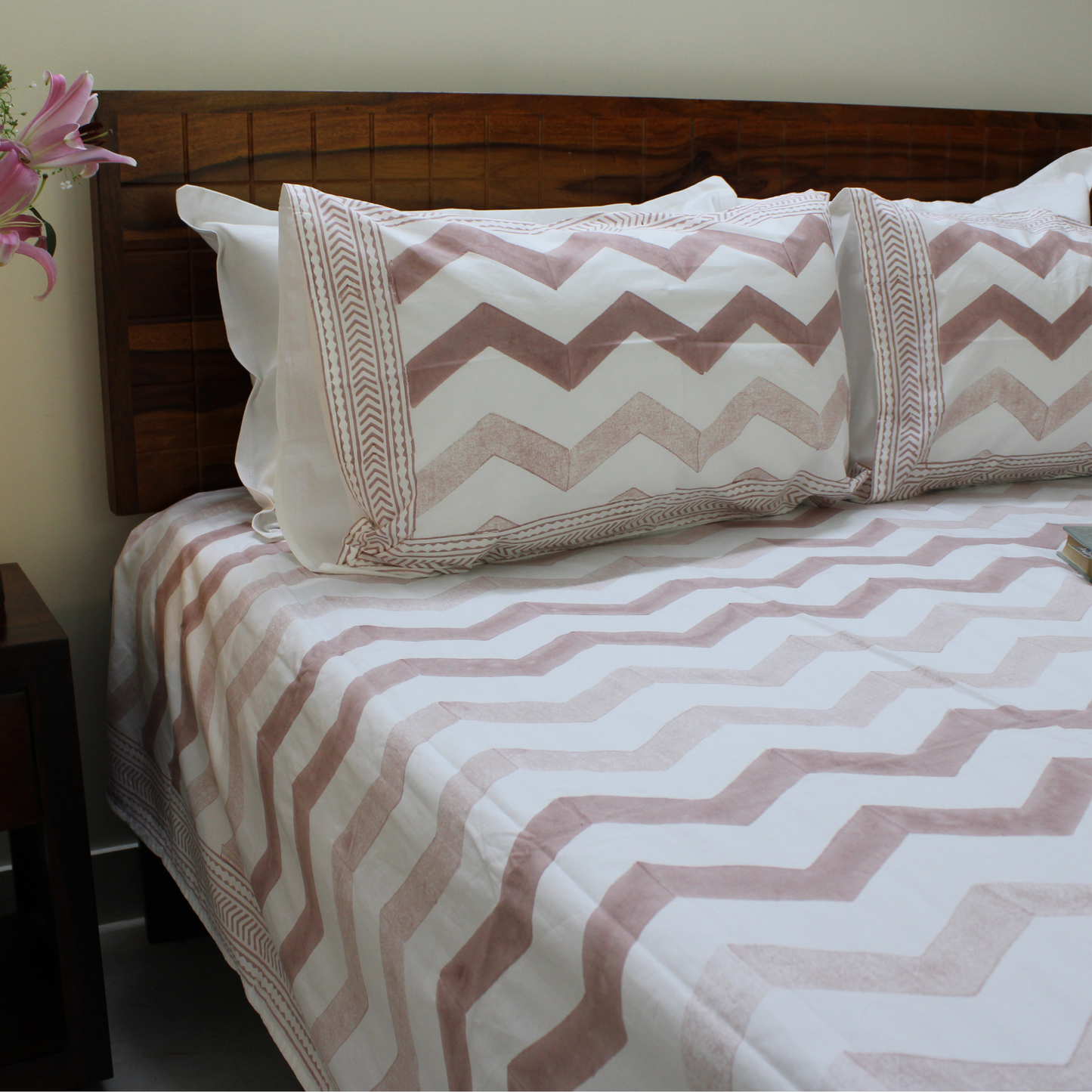 Ethnic Soul Handblock Bedsheet