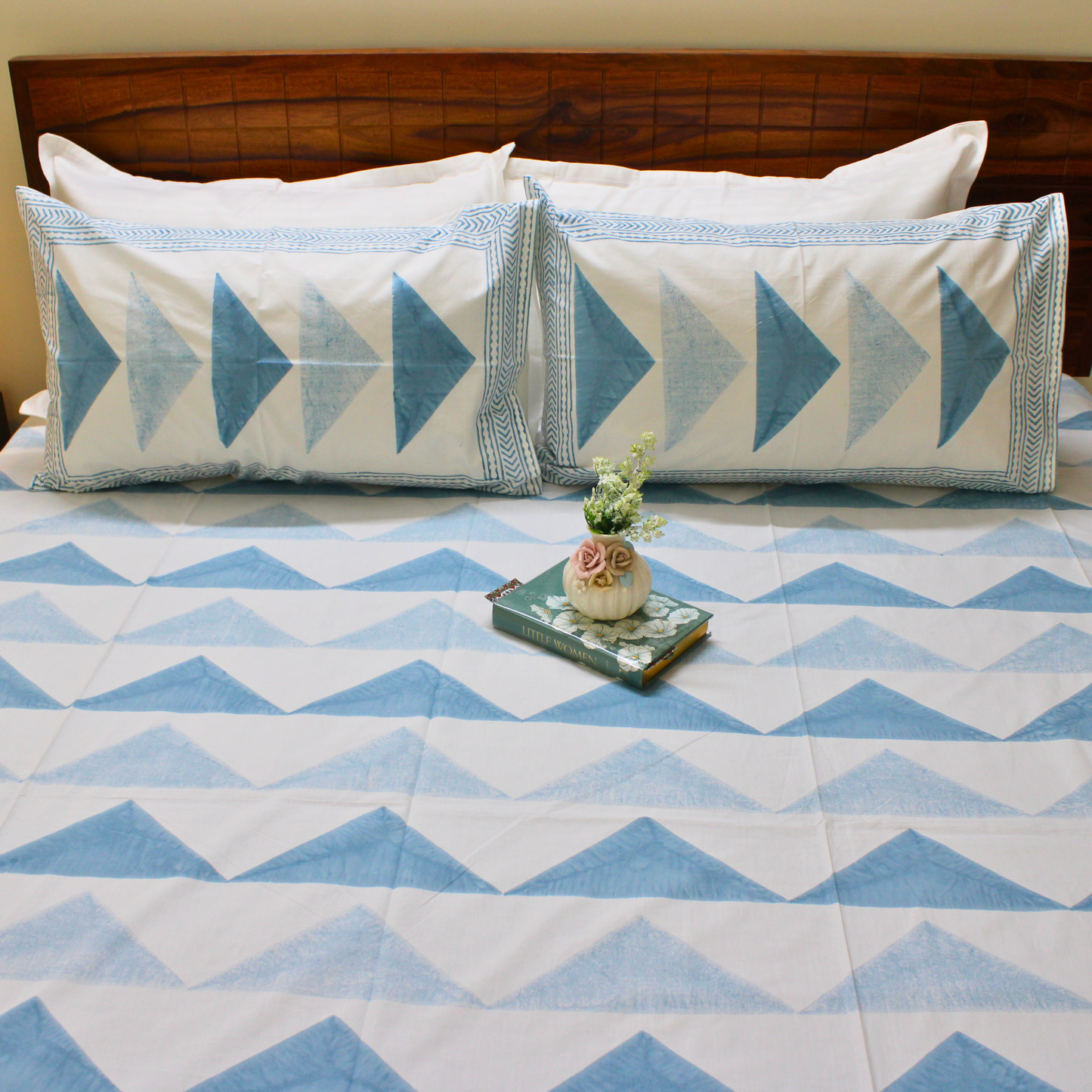Ethnic Soul Handblock Bedsheet