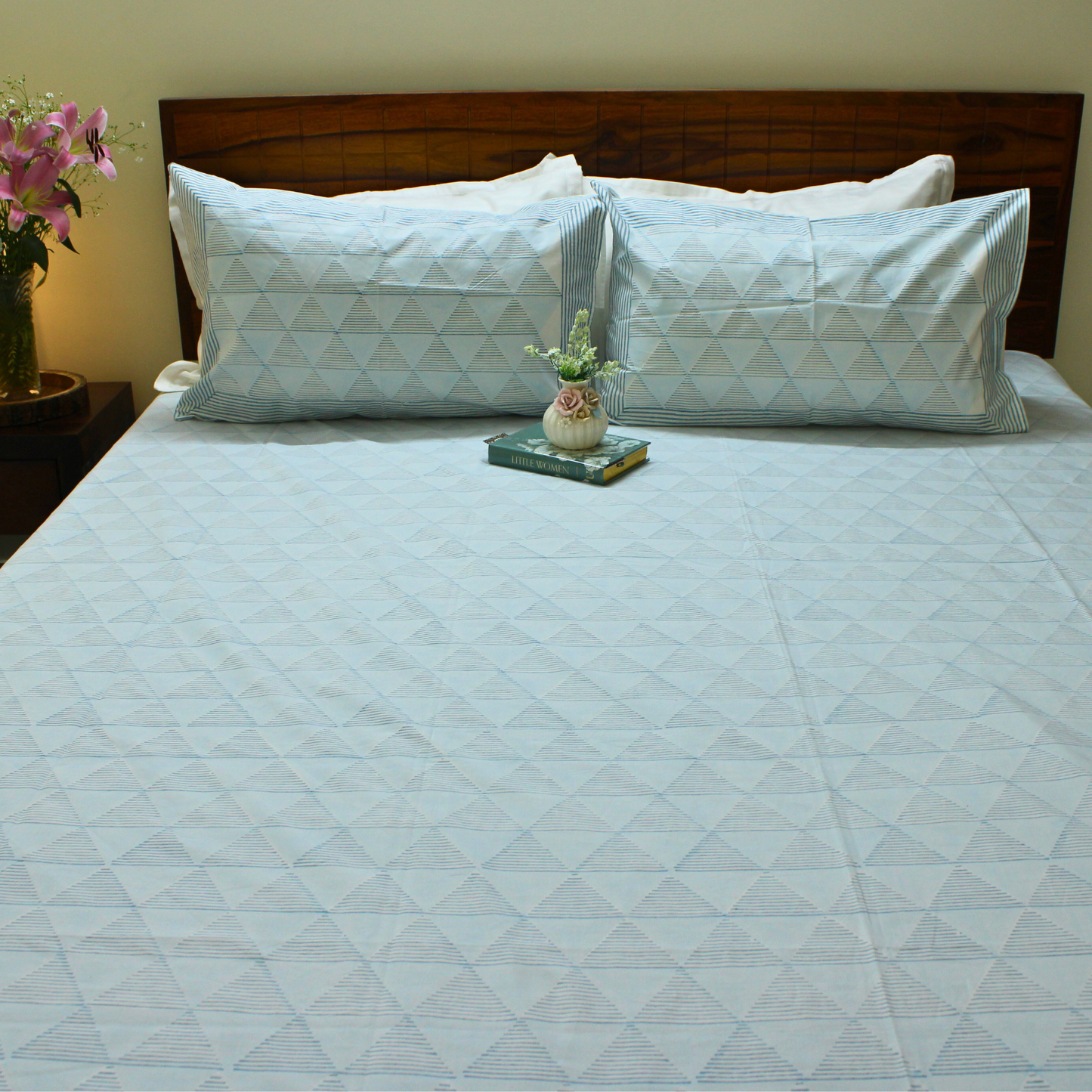 Ethnic Soul Handblock Bedsheet