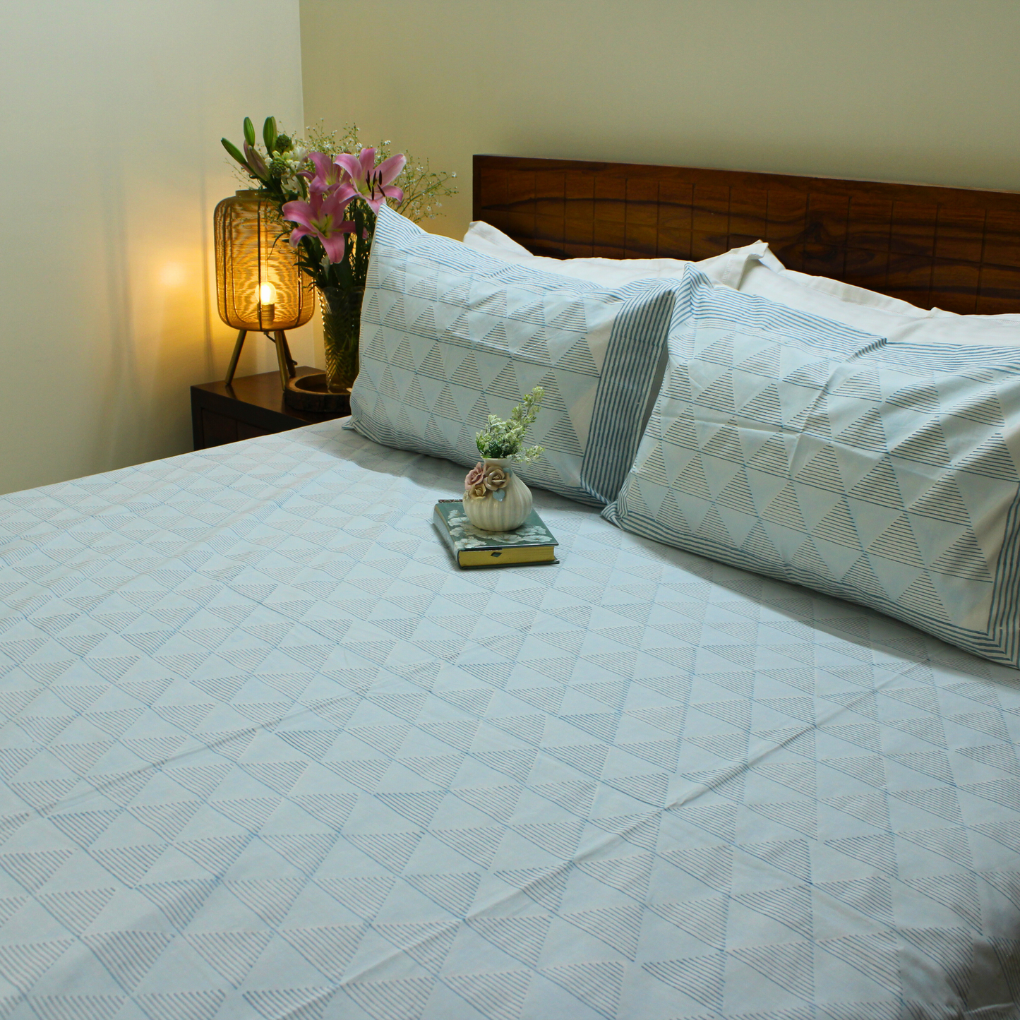Ethnic Soul Handblock Bedsheet