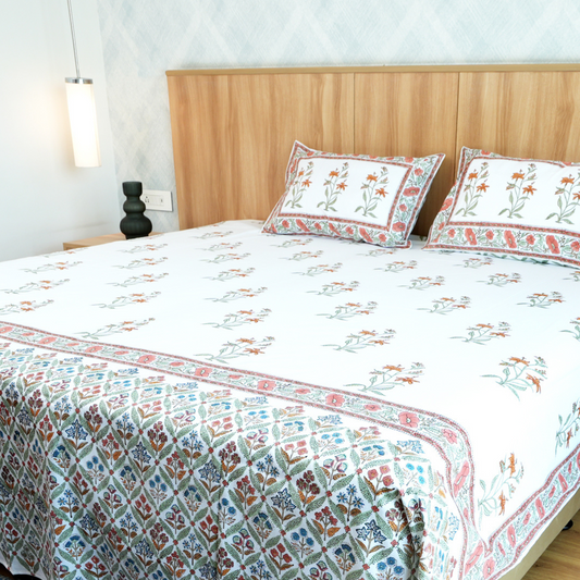 AnandBagh Handblock Bedsheet