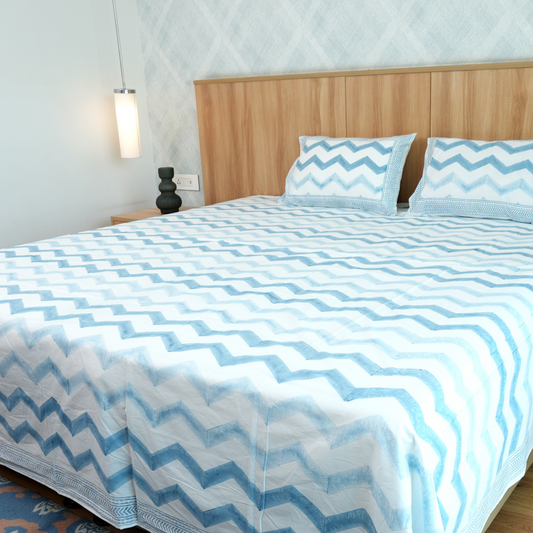 Ethnic Soul Handblock Bedsheet