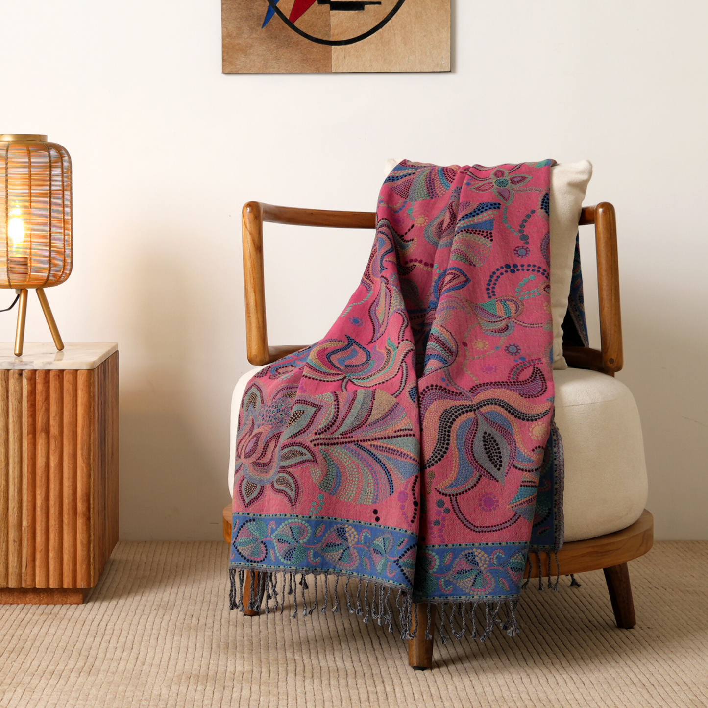 The Bohemian Bloom Throw