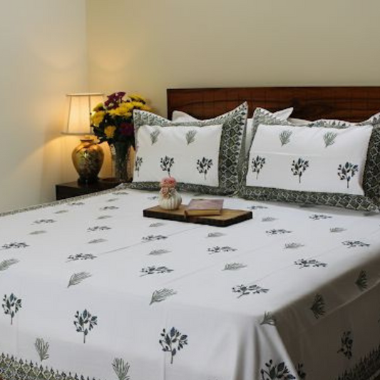 Anandbagh Handblock Bedsheet