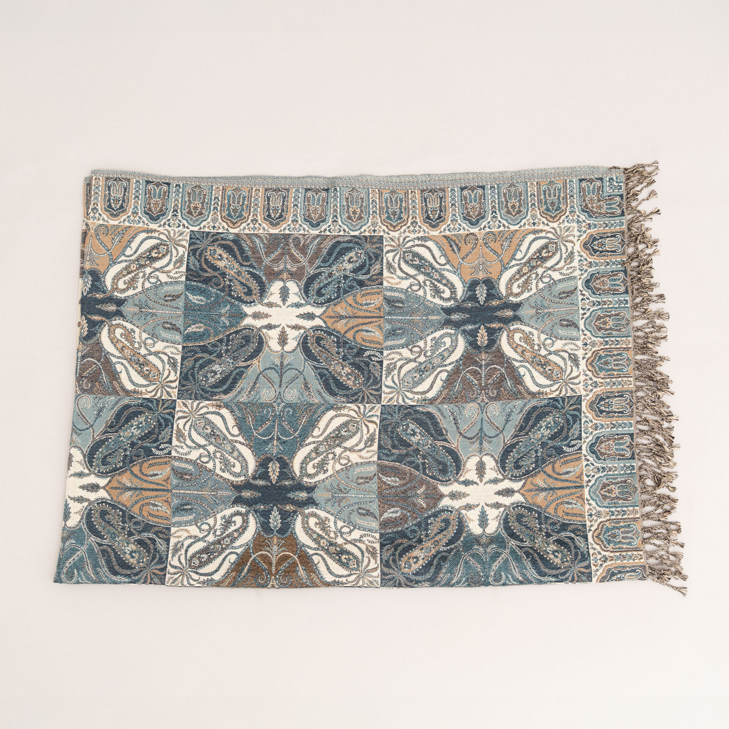 Vintage Azure Throw