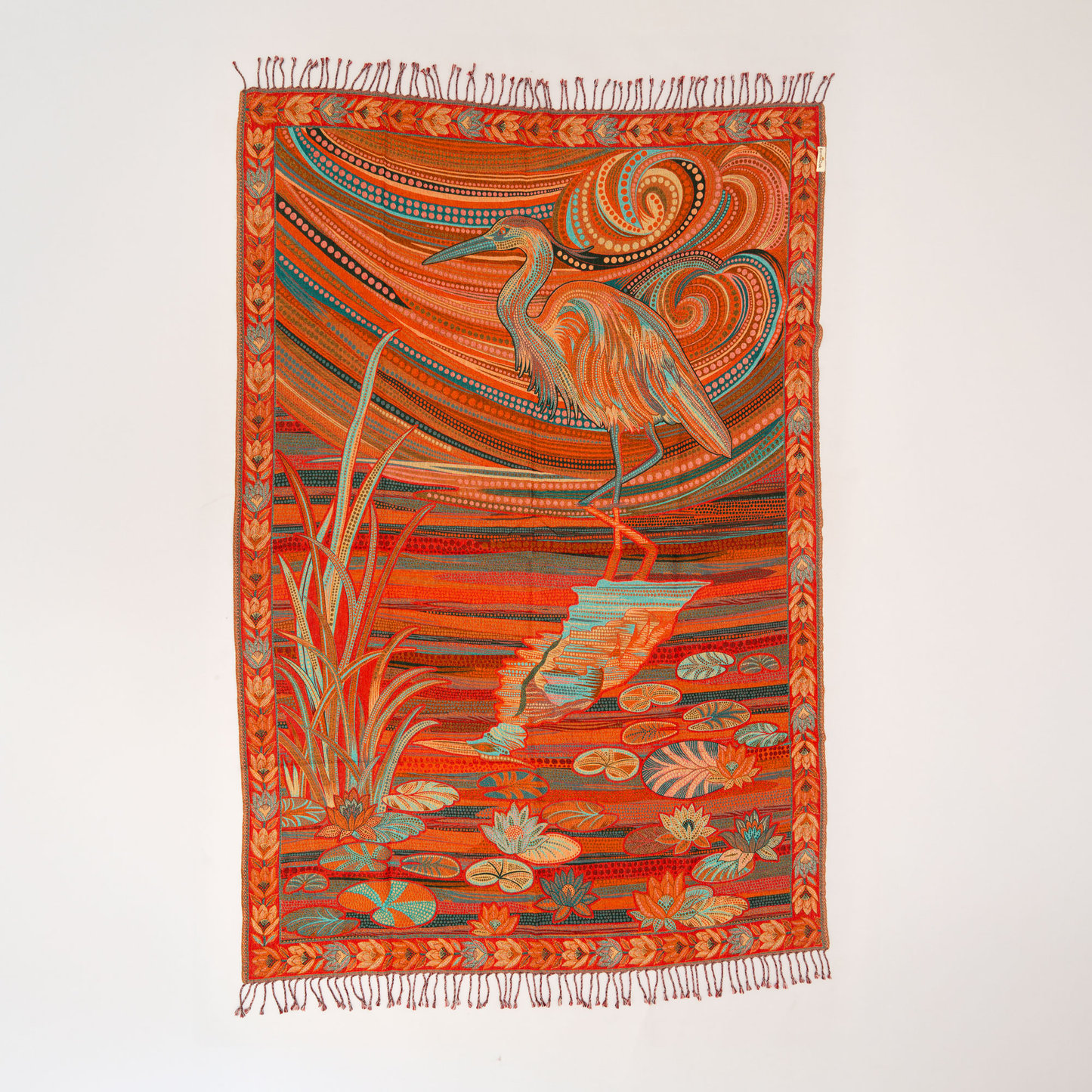 Wings Of Eternity Throw Green