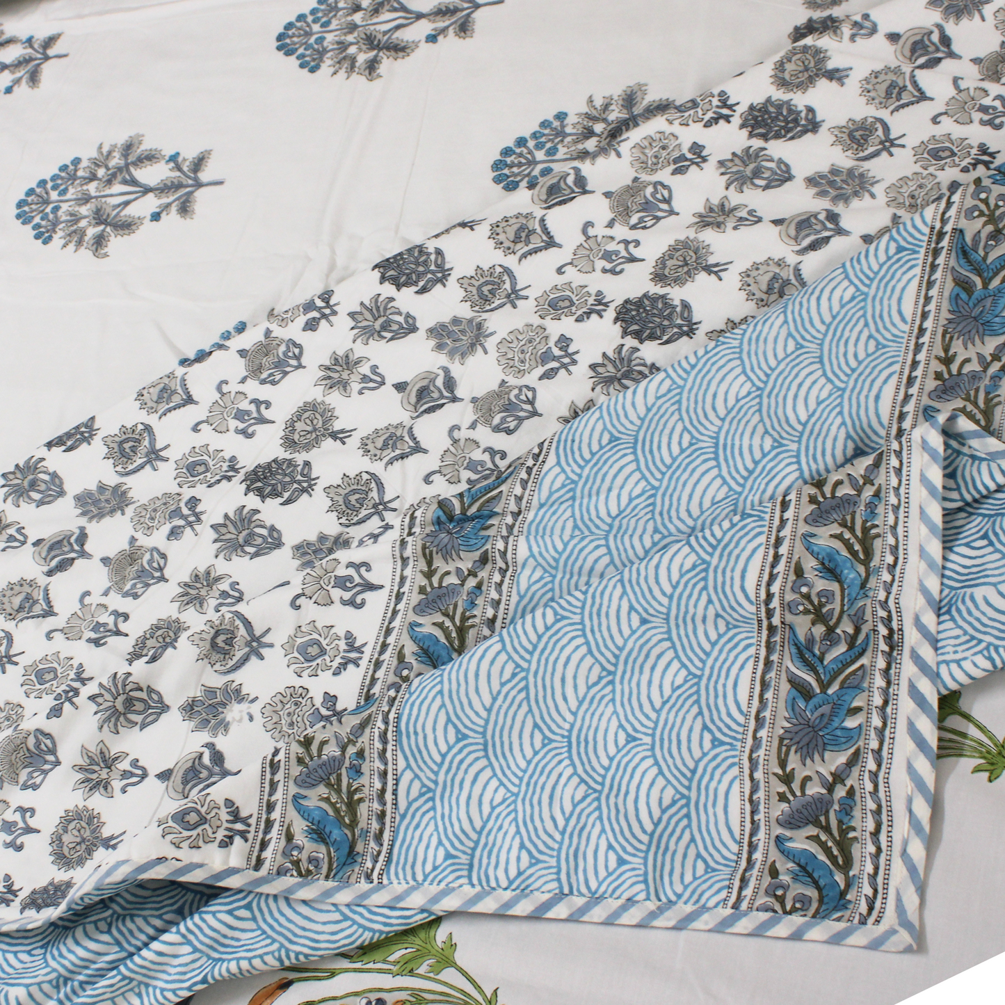 Anand Bagh Handblock-Muslin Dohar