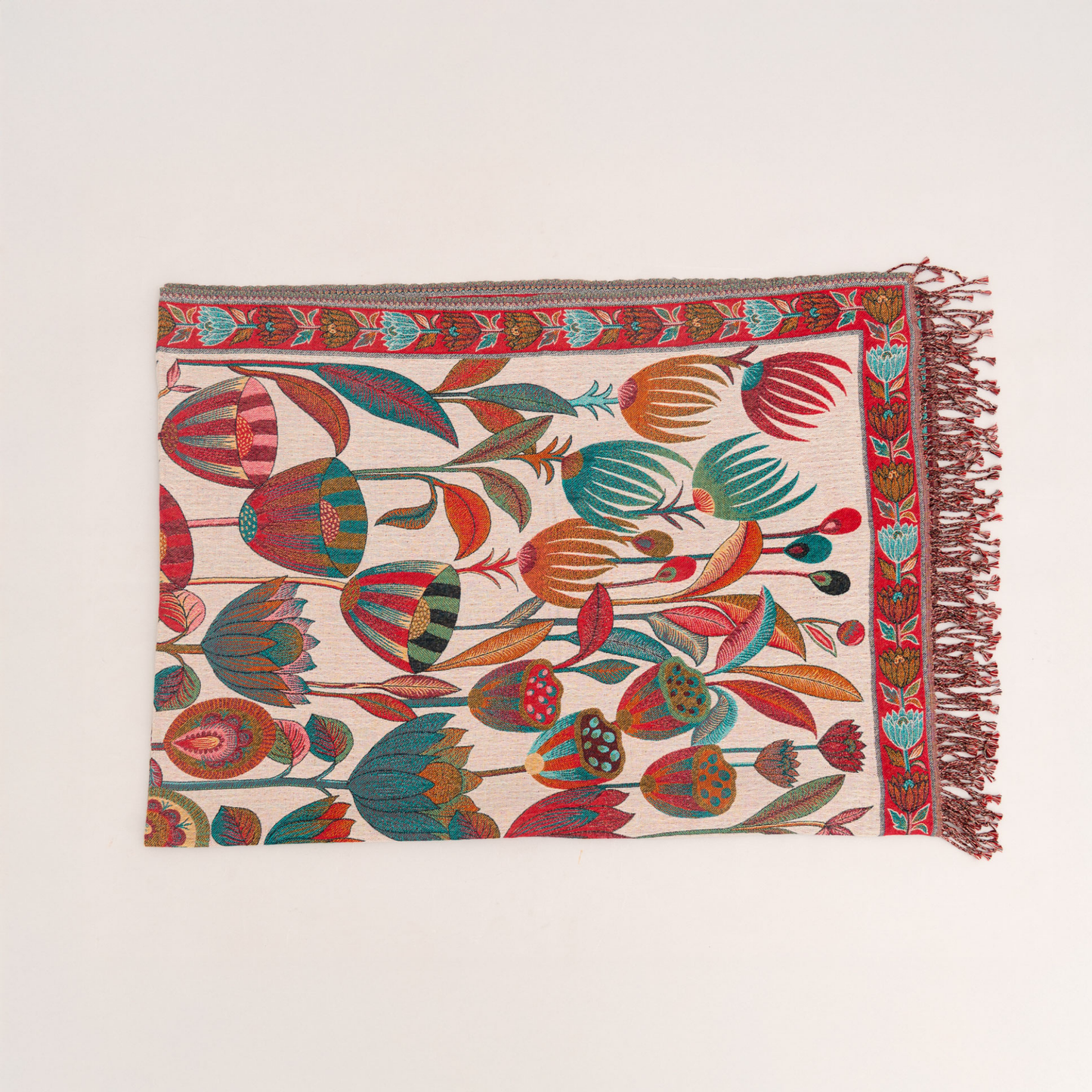 Whispering Blooms Throw