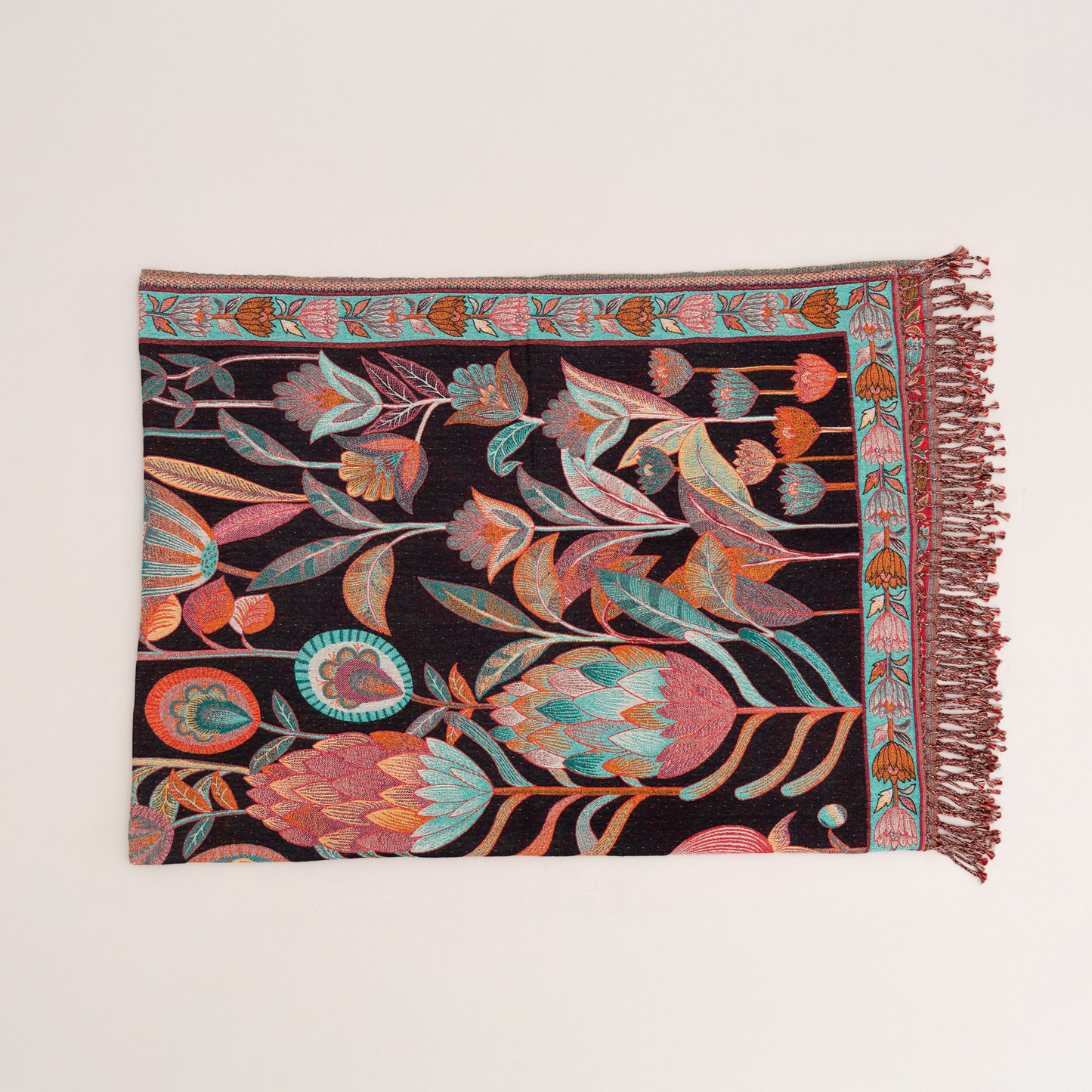 Whispering Blooms Throw