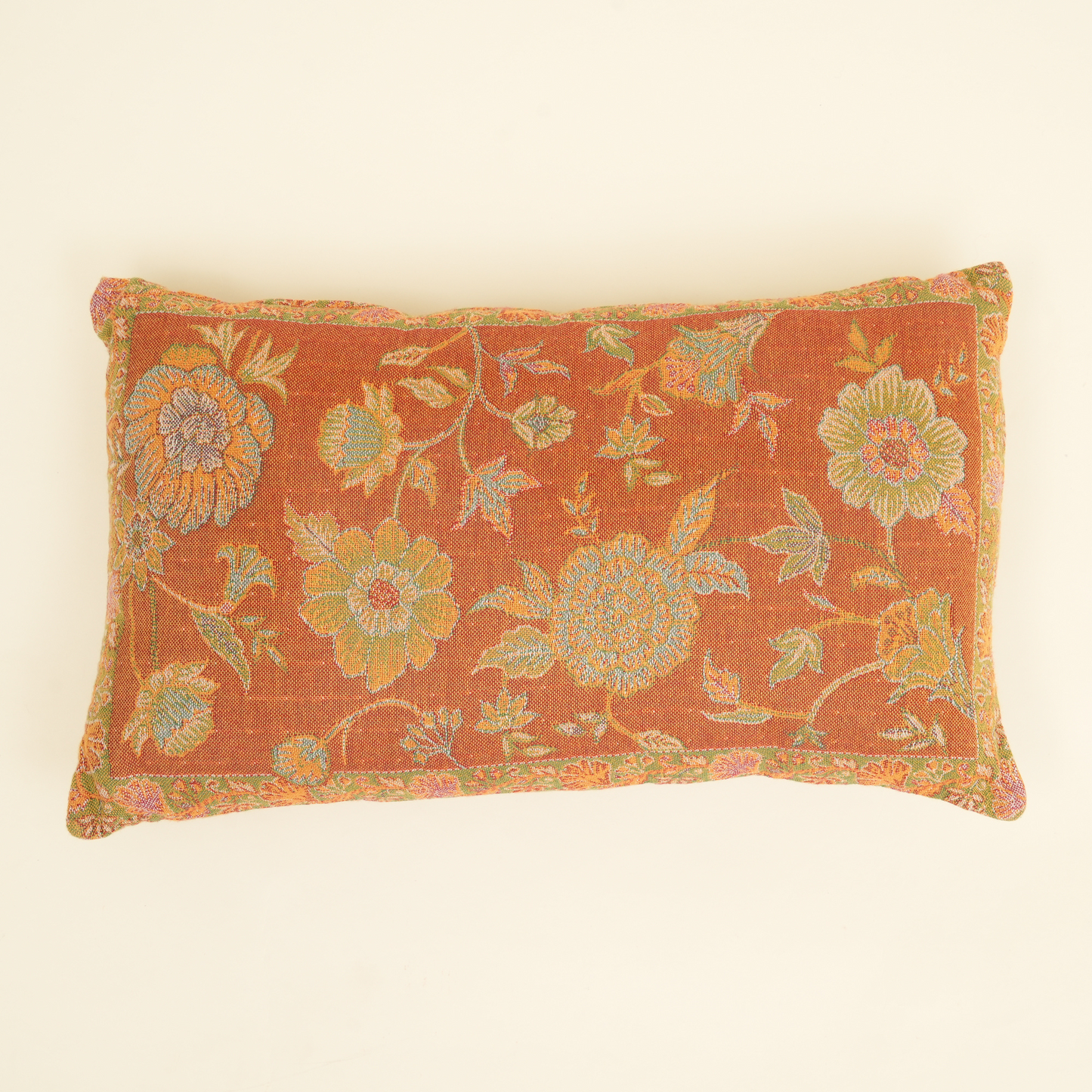 The Earth Collection- Floral Rust Cushion Cover Set
