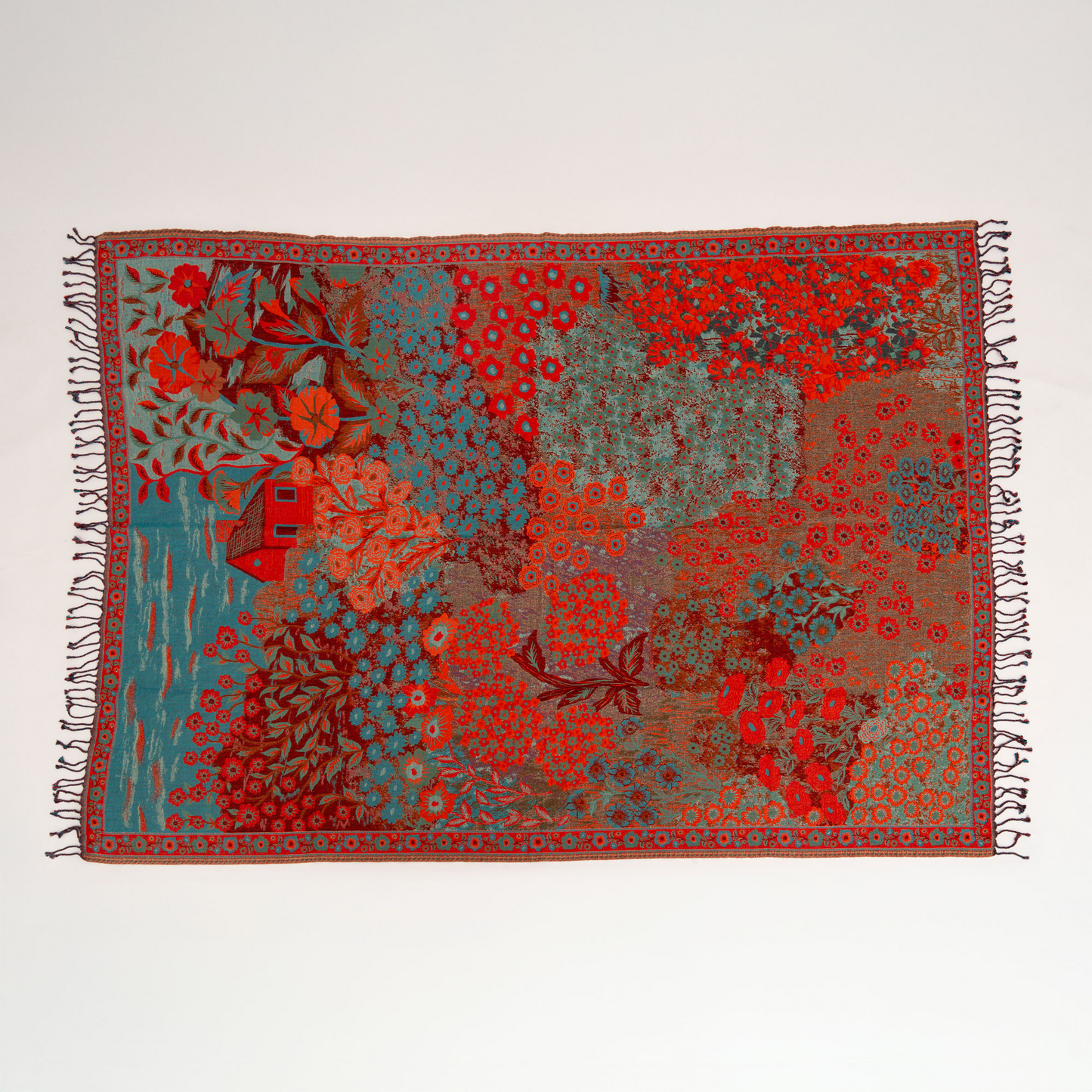 Valley Of Blooms Throw-2