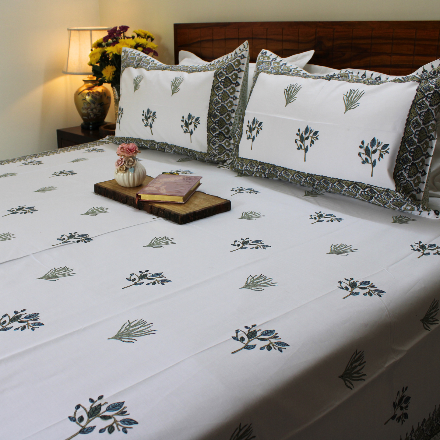 Anandbagh Handblock Bedsheet