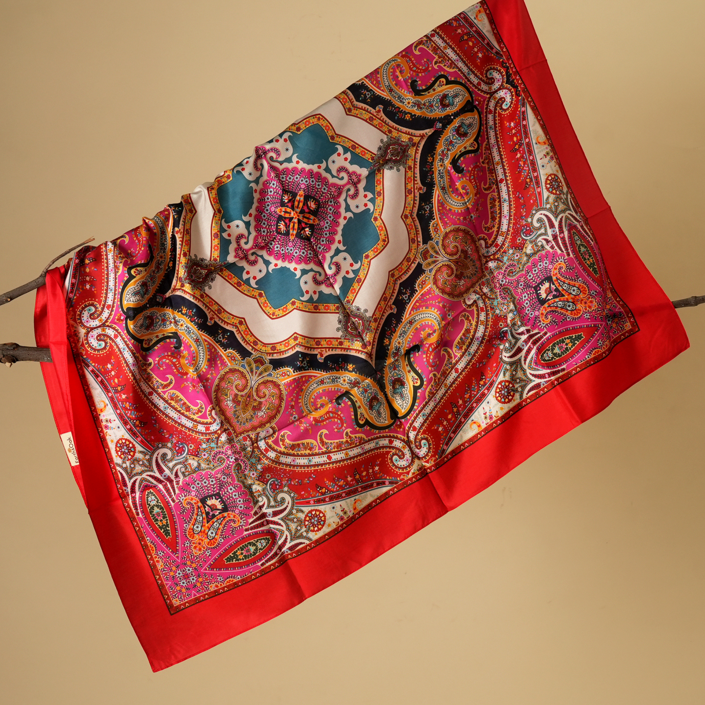 Royal Reverie- Silk Scarf