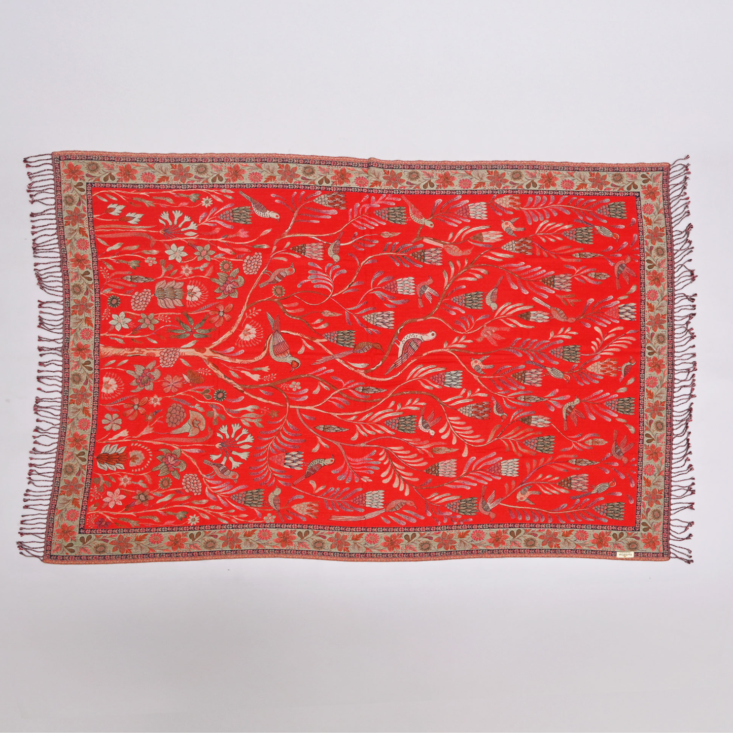 The Scarlet Garden Throw