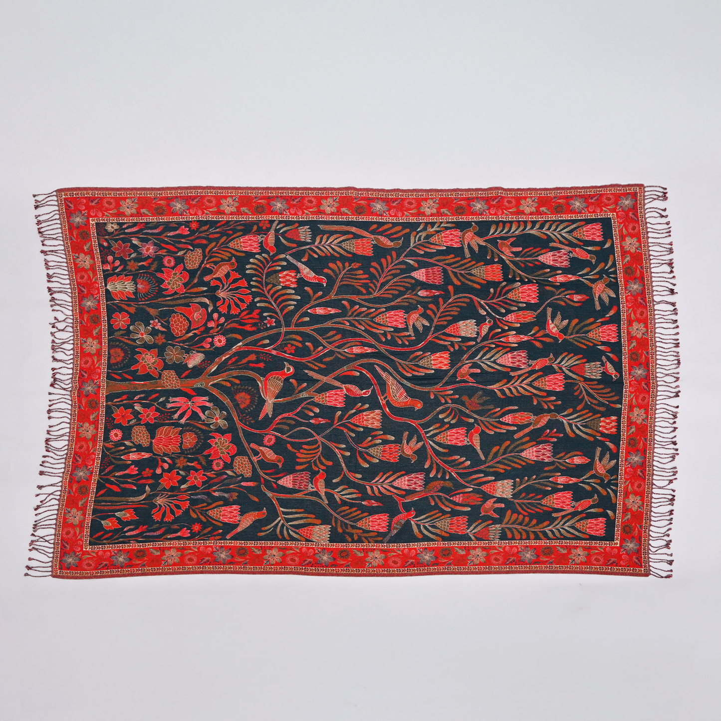 The Scarlet Garden Throw