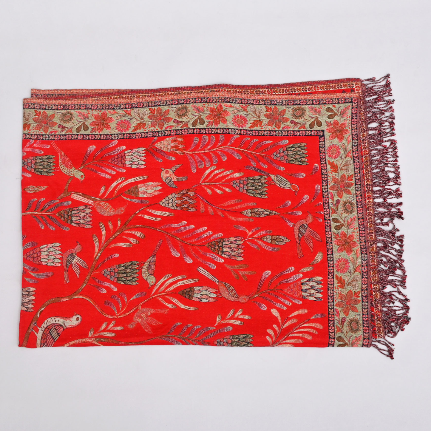 The Scarlet Garden Throw