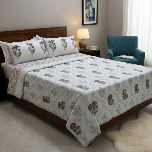 Colours Of The Garden- Muslin Dohar