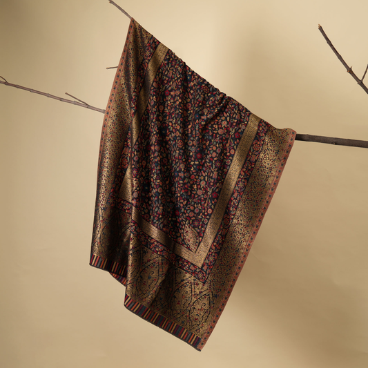 Paisley Jama Kalamkari Shawl