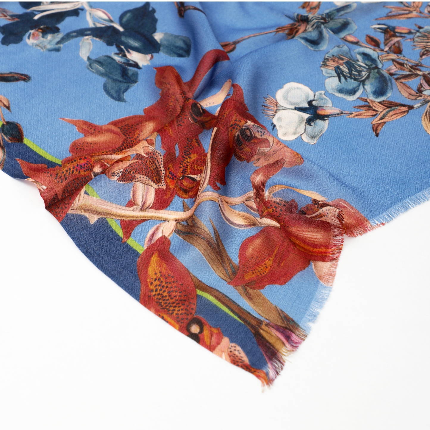 Jardin Bleu Bamboo Modal Stole